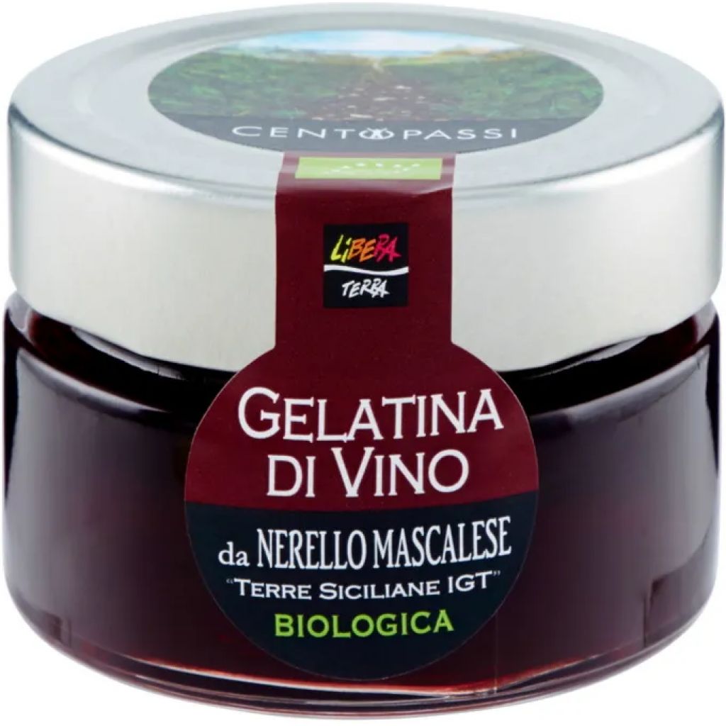 Gelatina di vino biologica da Nerello Mascalese IGT