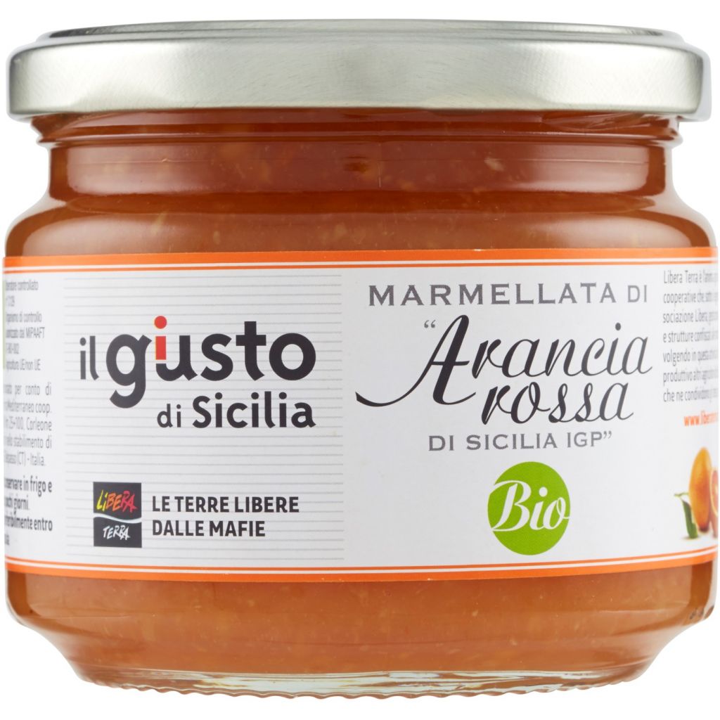 Marmellata di arancia rossa di Sicilia IGP biologica