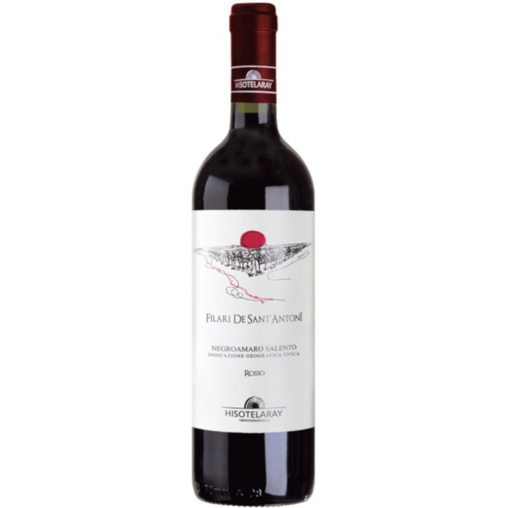 Vino Negramaro rosso Filari de Sant'Antonii- Salento I.G.T. 2021