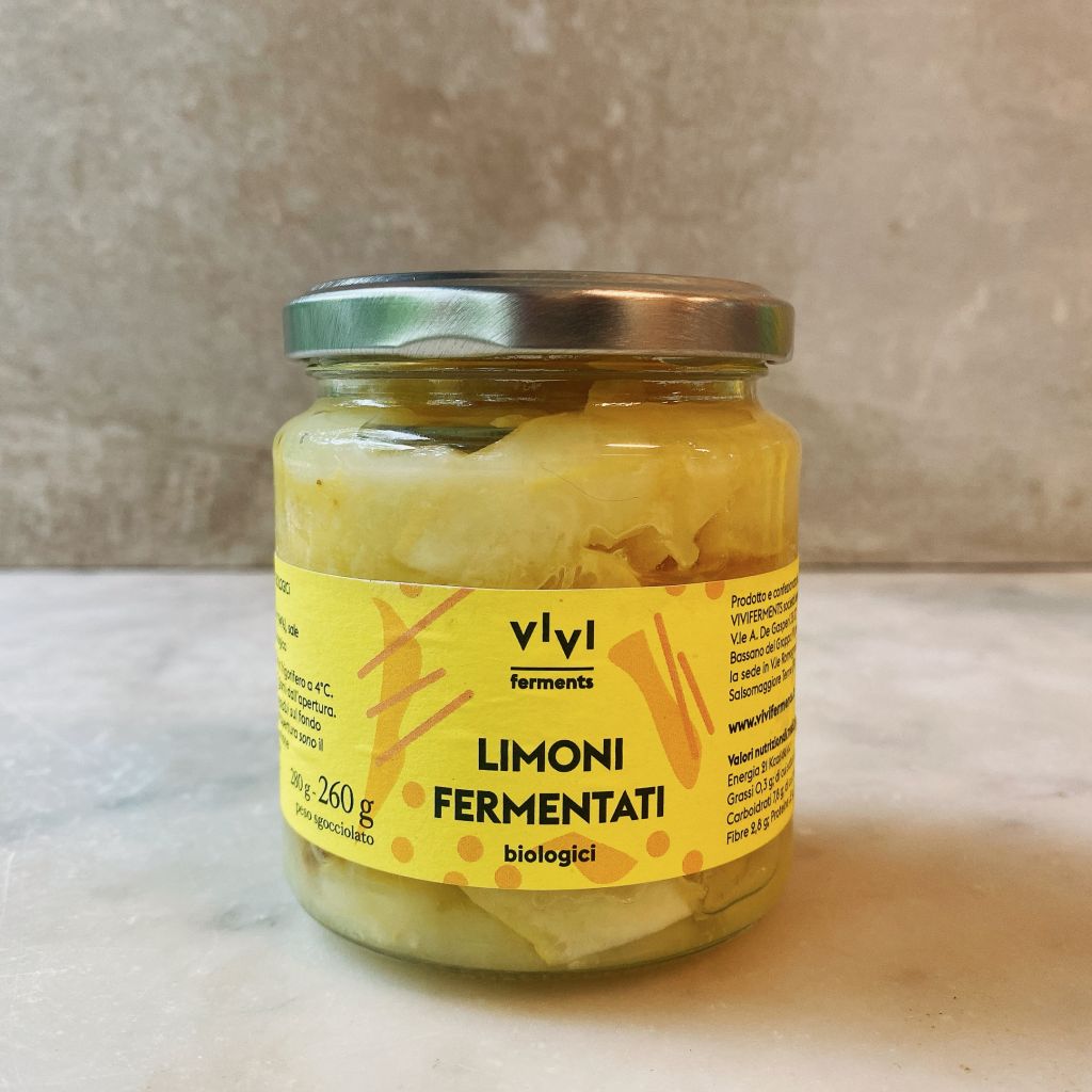 Limoni fermentati biologici