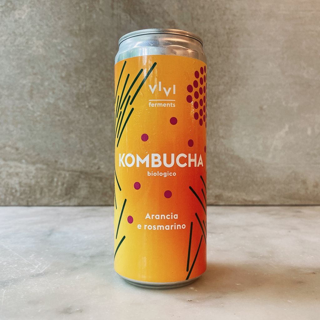 Kombucha arancia e rosmarino biologico