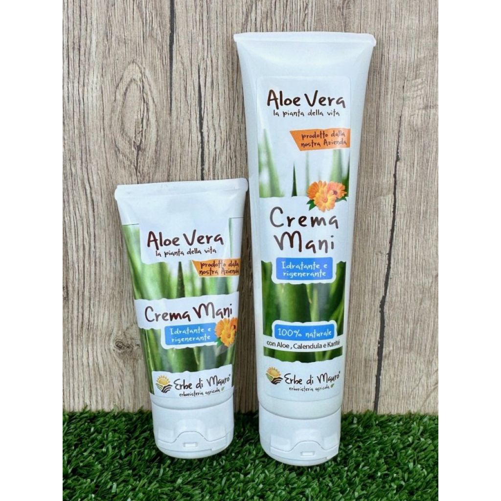 Crema Mani all'Aloe Vera, burro di Karité e Calendula