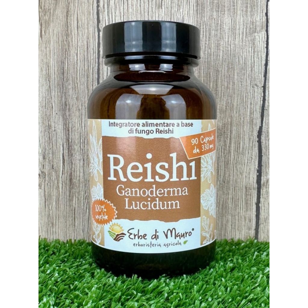 Reishi Ganoderma lucidum, fungo in capsule