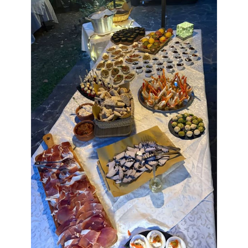 Menù estivo servito a buffet