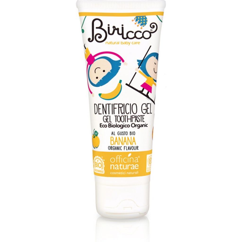BIRICCO Toothpaste Gel Children Banana 75 ml