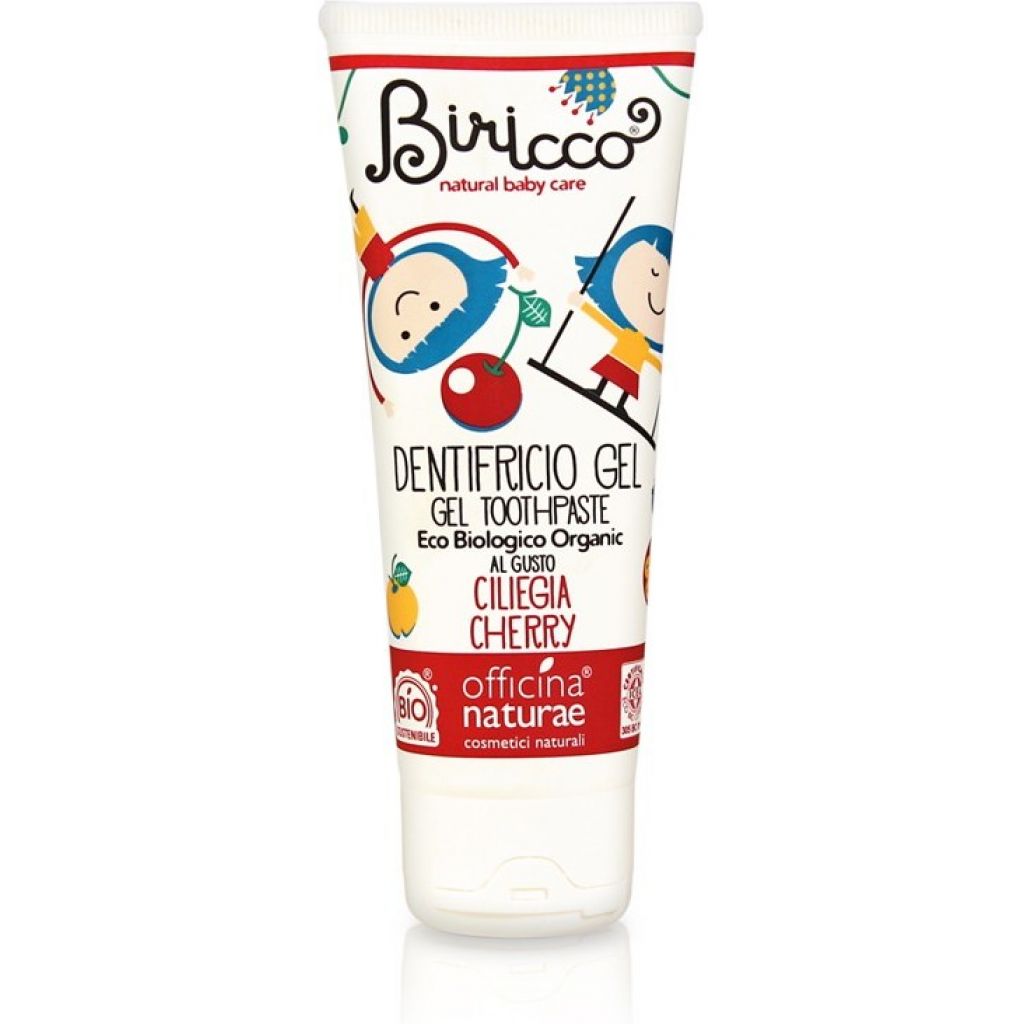 BIRICCO Toothpaste Gel Children Cherry 75 ml