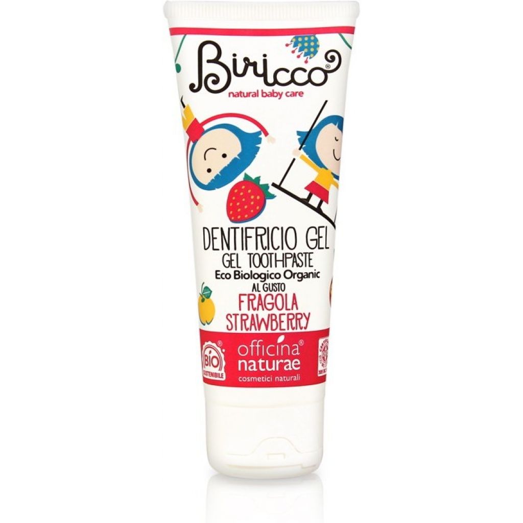 BIRICCO Toothpaste Gel Children Strawberry 75 ml