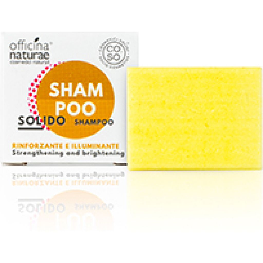 Mini size Shampoo solido rinforzante e illuminante 15 gr
