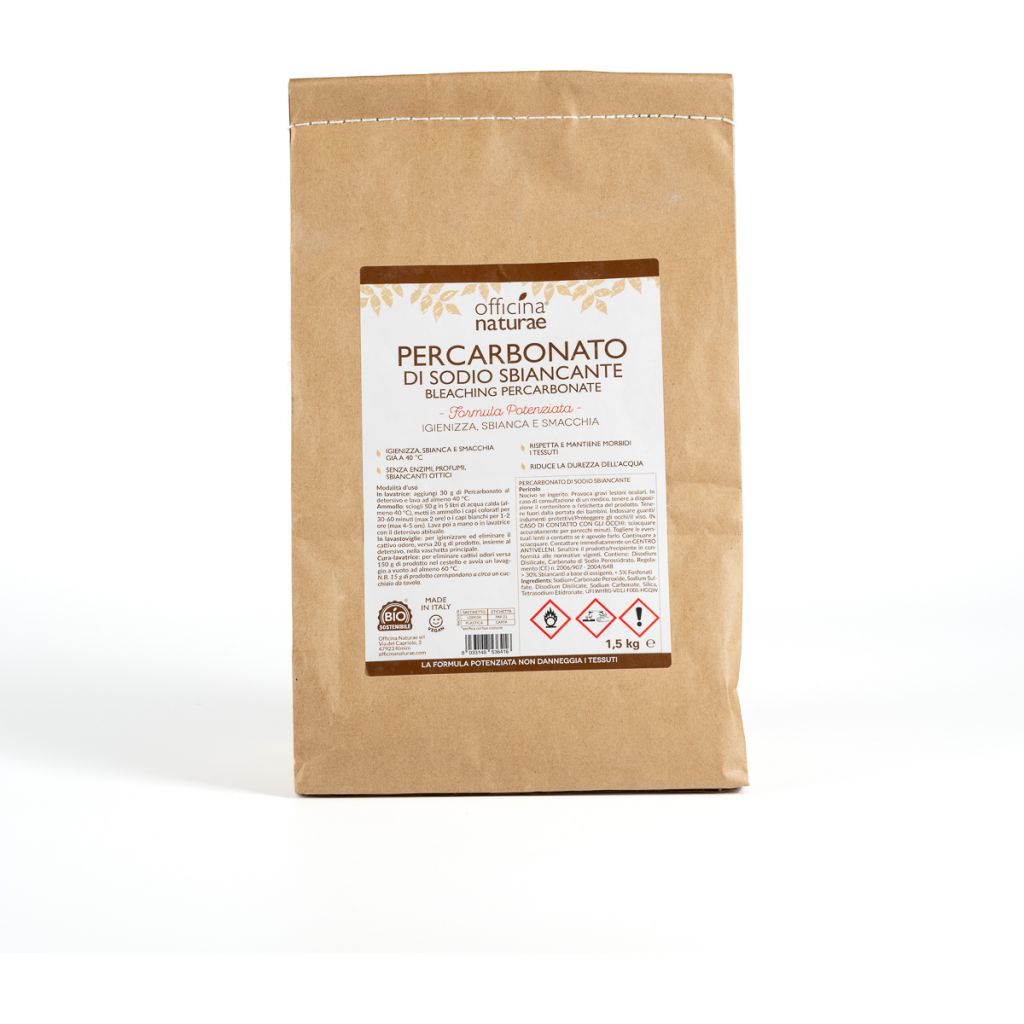 Percarbonato Sbiancante potenziato busta 1,5 Kg 