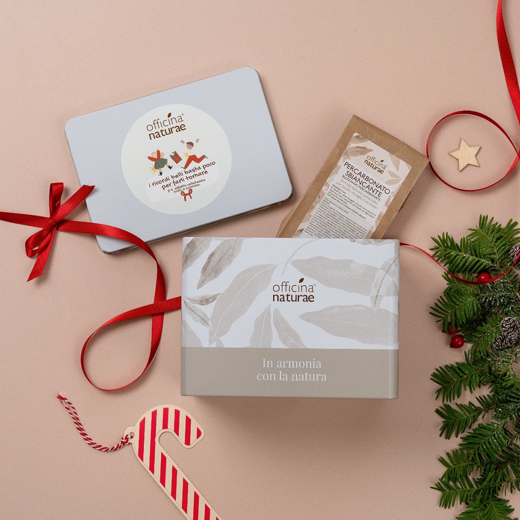 Kit Scatola in Latta con Percarbonato Sbiancante 250 g