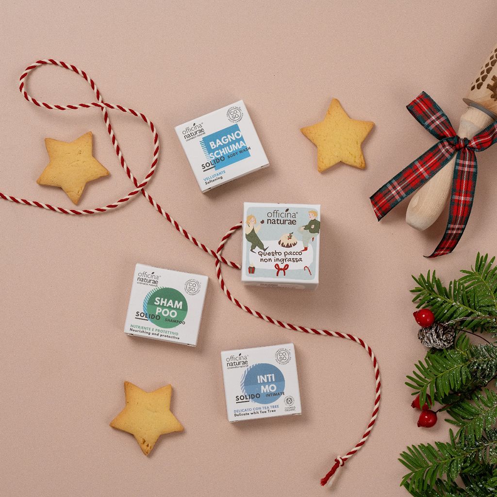 Kit Mini Size Shampoo 15 g, Intimo 15 g e Bagnoschiuma 15 g solidi