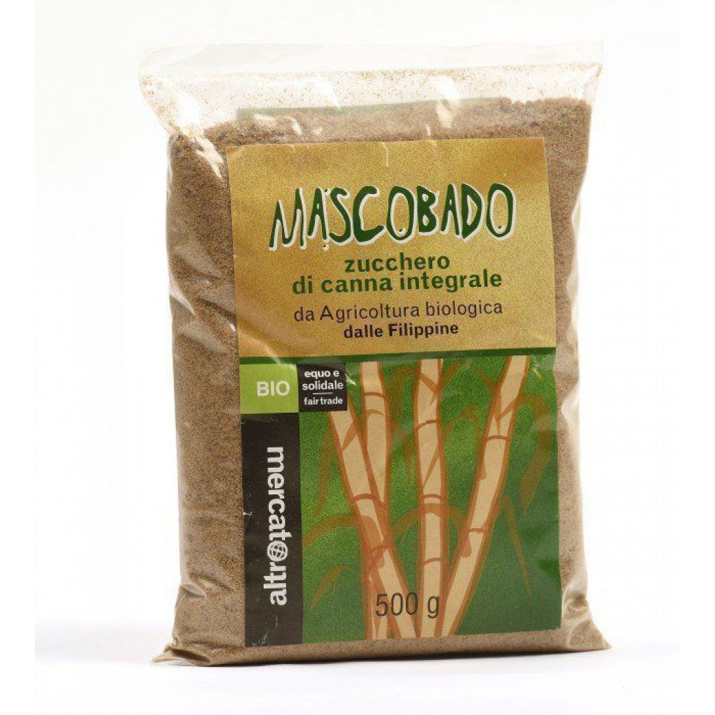 156 Zucchero di canna integrale MASCOBADO filippine 500g Kg BIO