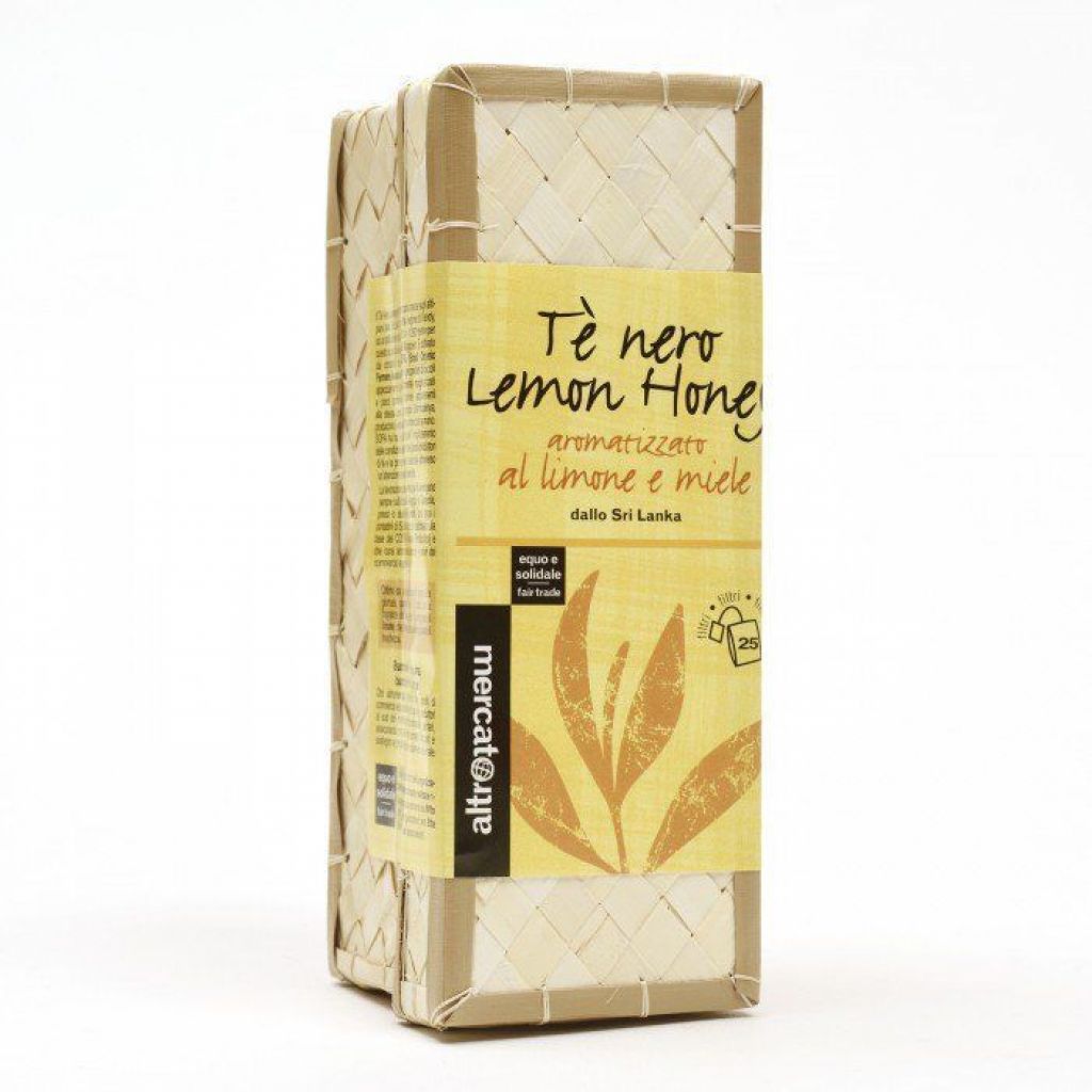 807 Tè nero lemon honey Sri Lanka cestino in filtri