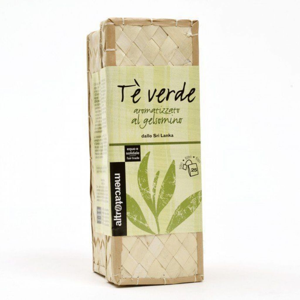 810 T&egrave; verde al gelsomino Sri Lanca cestino in 25filtri  37.5 g[ lang=en]810 Green tea with jasmine