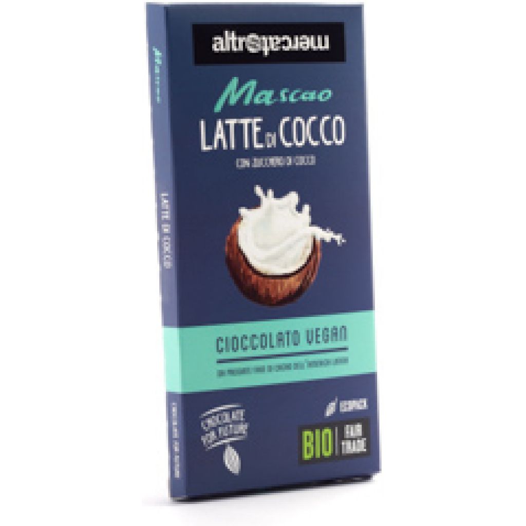 879 cioccolato Mascao al latte di cocco - bio