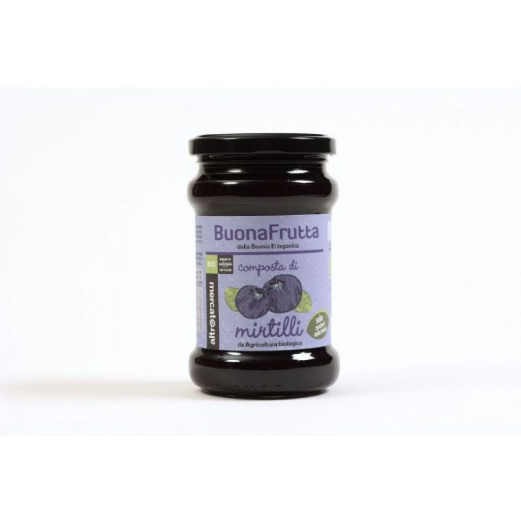 949 composta di mirtilli solo zuccheri e frutta - bio 340g