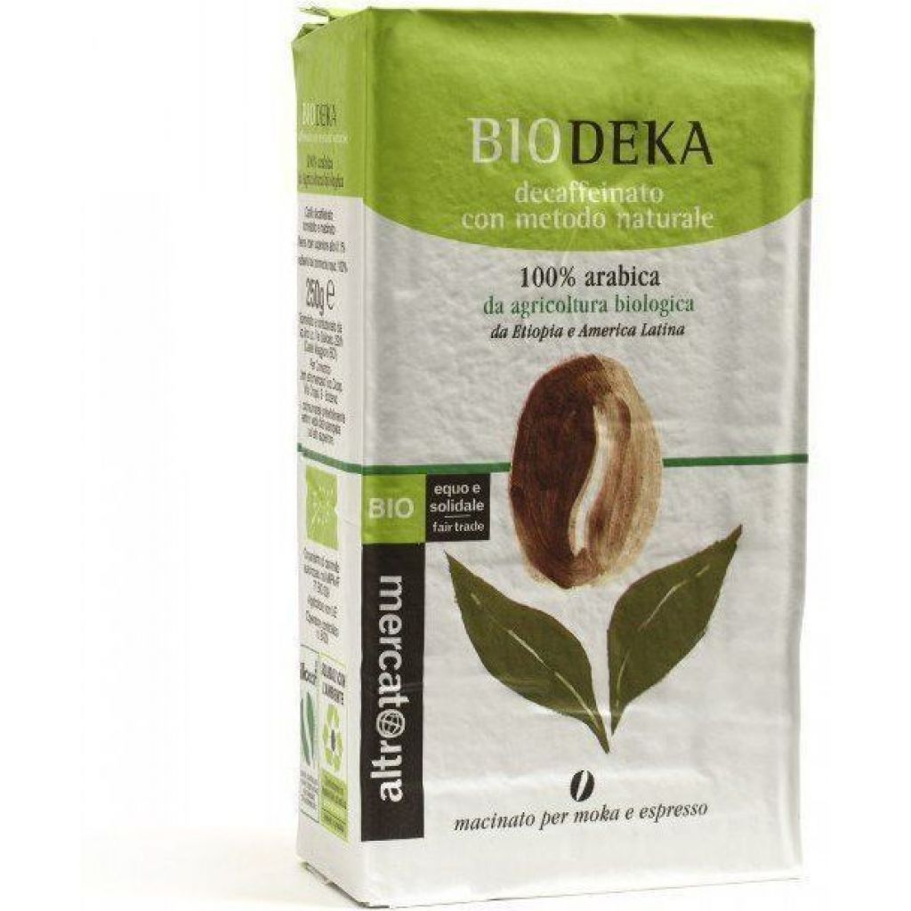 437 caffè 100% arabica decaffeinato Biodeka - bio