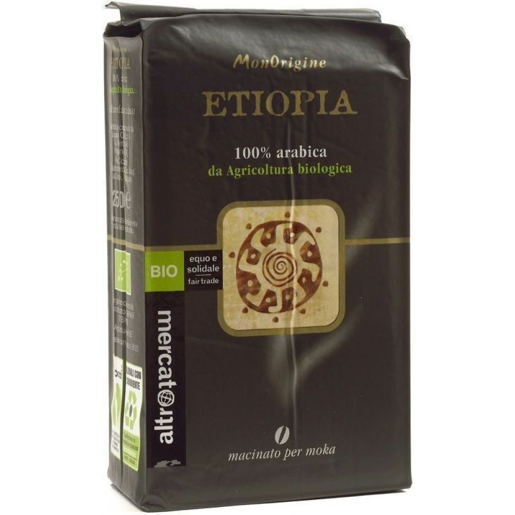 382 Ground coffee BIO - 100% Arabica Ethiopia 250 gr