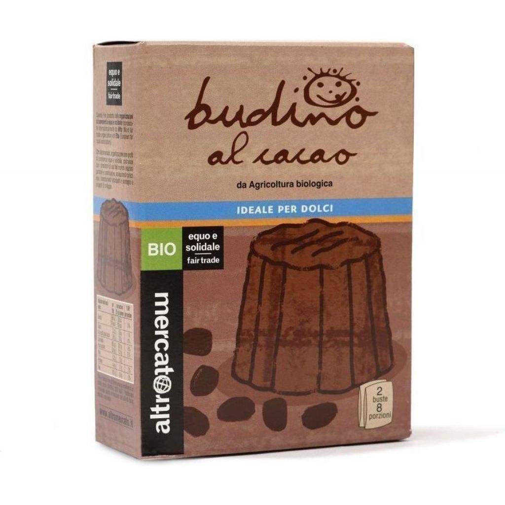 417 preparato per Budino al cacao - bio - 2x100