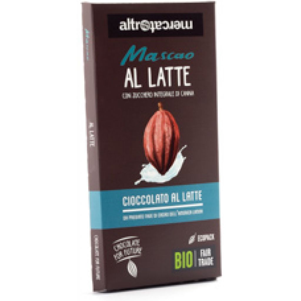 452 cioccolat Mascao al latte - bio 100 g