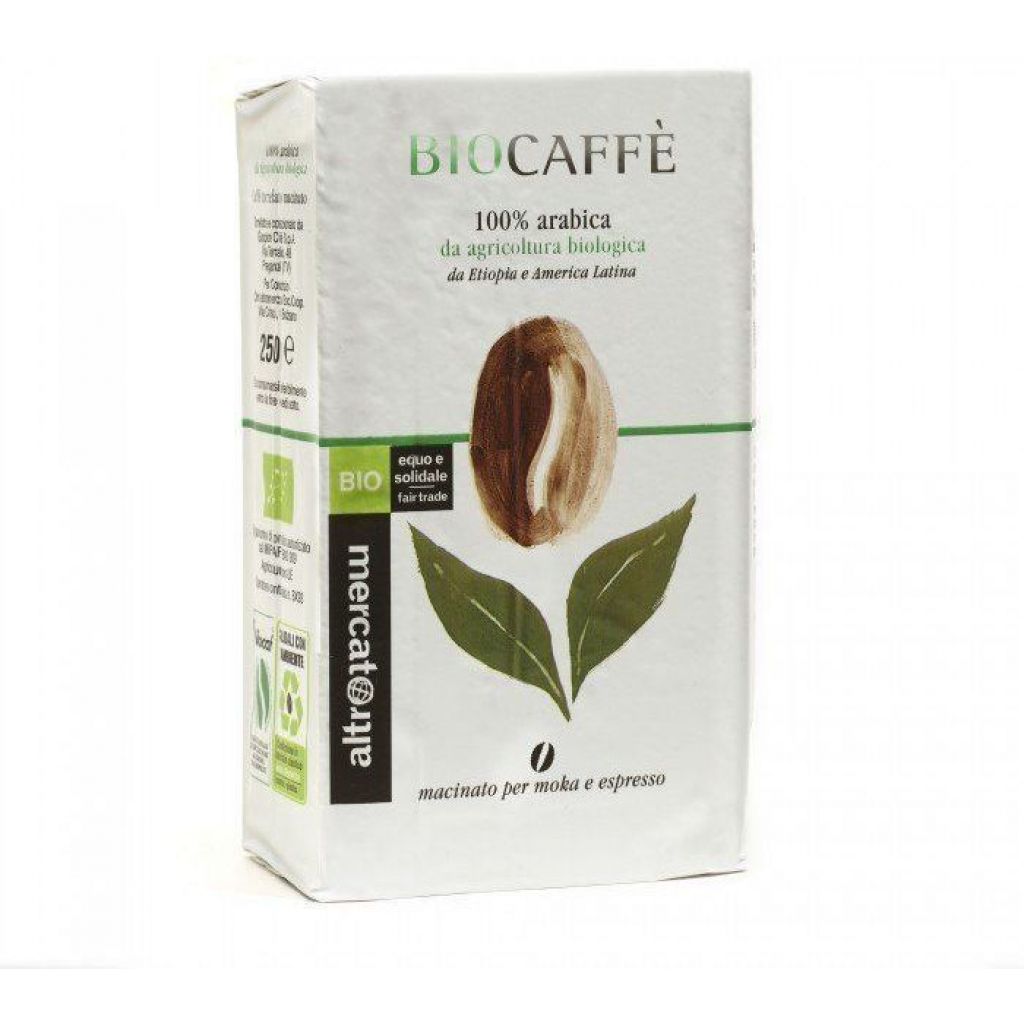 385 Caffè 100% arabica Biocaffè macinato espresso e moka - bio