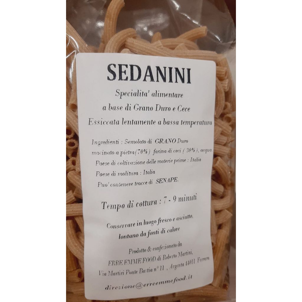 SEDANINI DI GRANO SARACENO E CECE 500 Gr