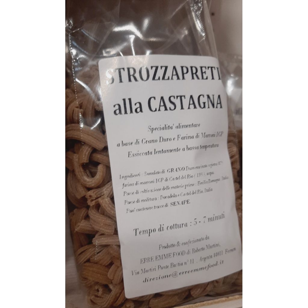 GRANELLI DI GRANO DURO E FARINA DI CASTAGNE 500 Gr