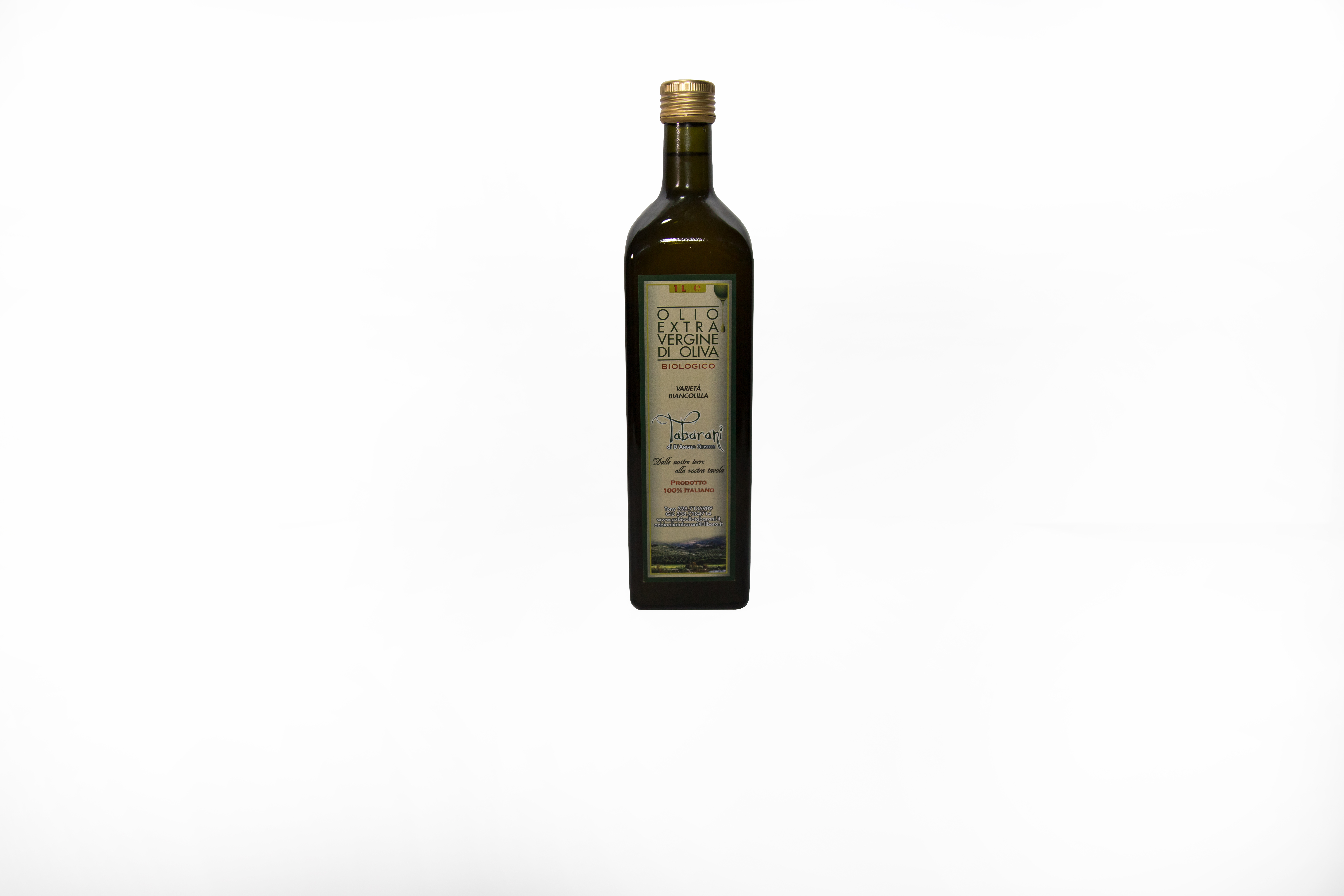 Organic Biancolilla Monocultivar Extra Virgin Olive Oil - 100% Italian - 0.50L Can