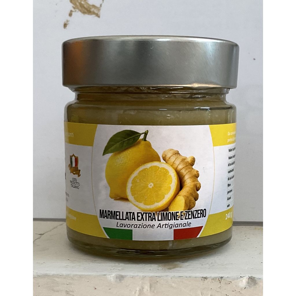 Marmellata extra di Limone e Zenzero