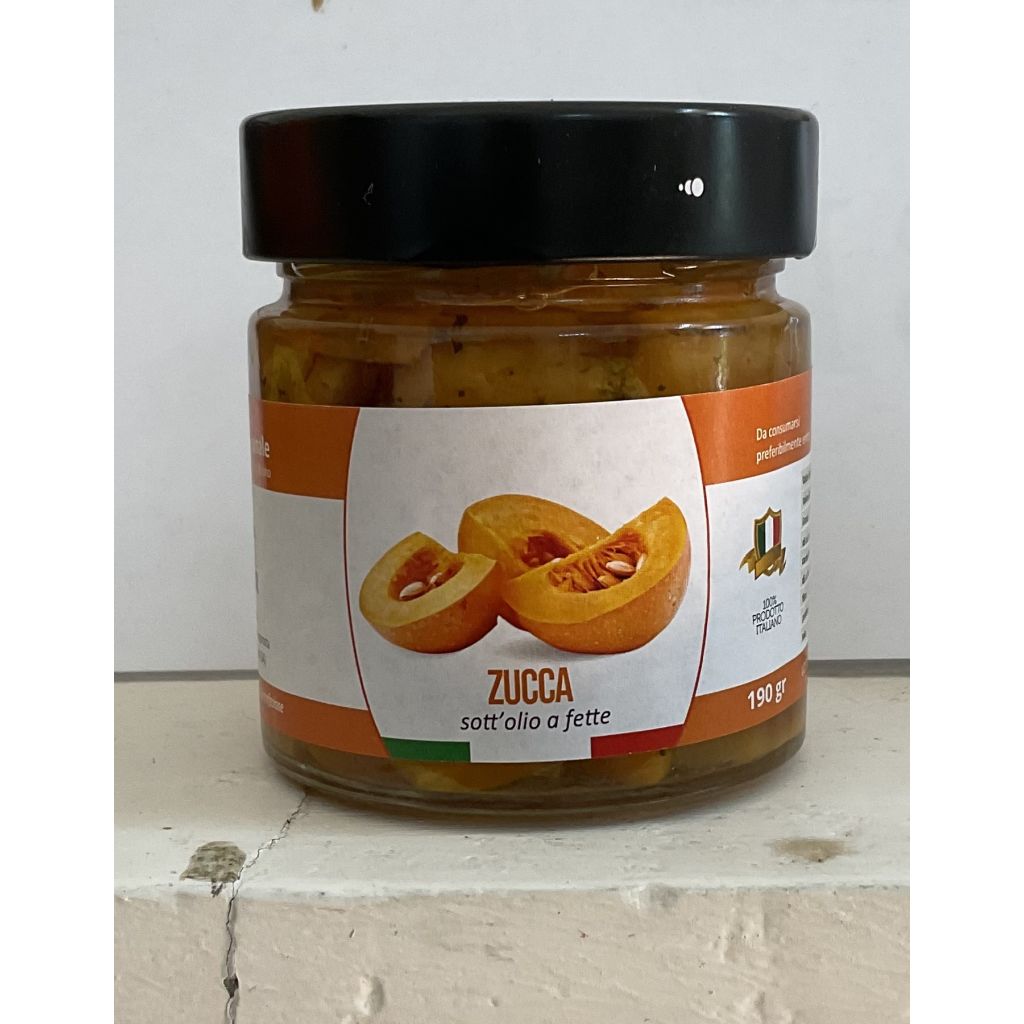 Zucca a filetti sott'olio