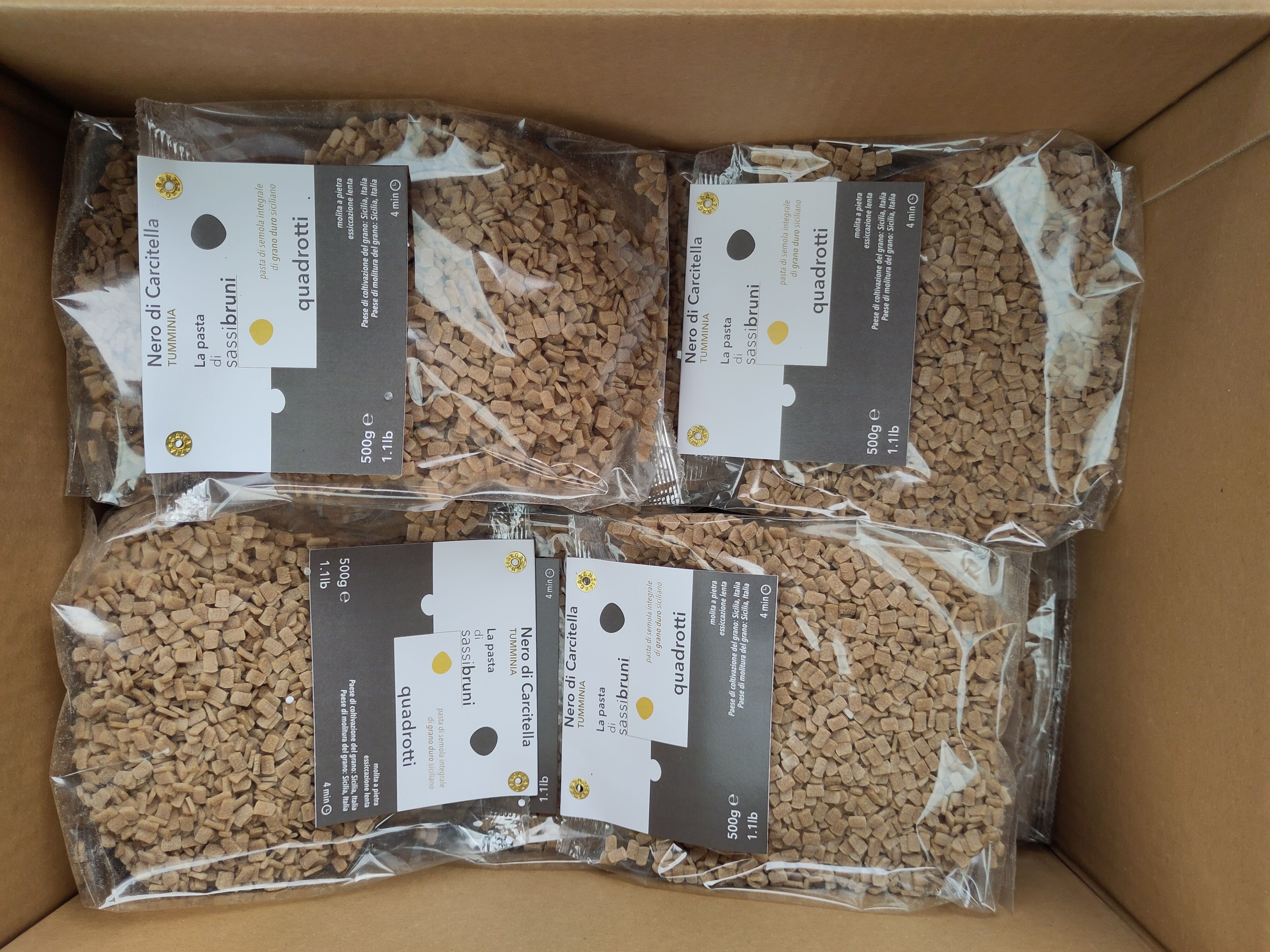 Pasta Grano duro antico quadrotti