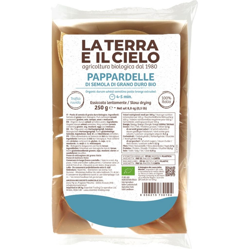 PAPPARDELLE DI SEMOLA GR 250