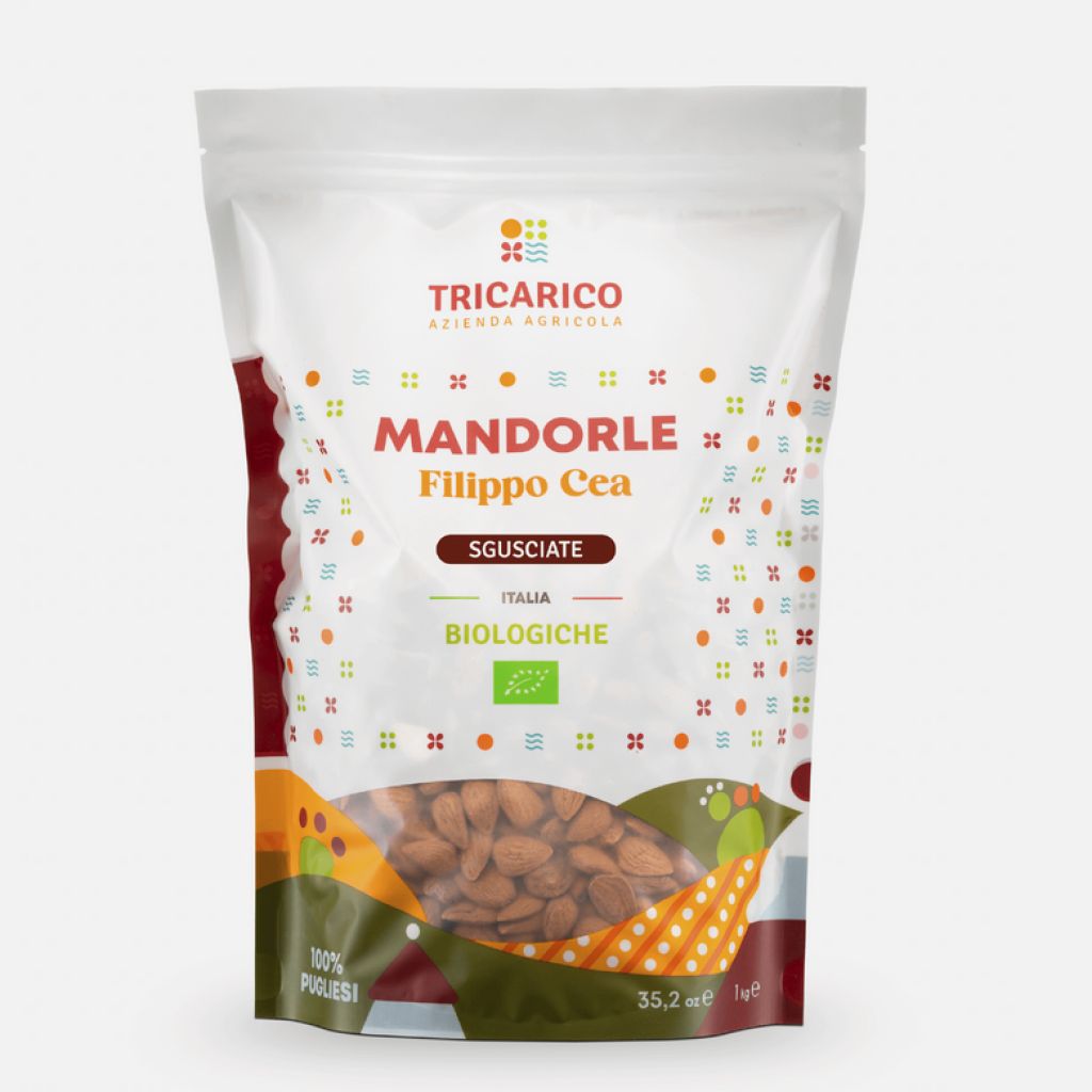 Mandorle Bio Filippo Cea sgusciate &ndash; Busta 1 kg