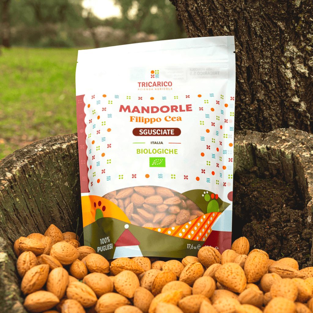 Mandorle Bio Filippo Cea sgusciate &ndash; Busta 500 g