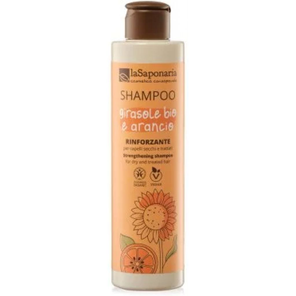 MAXI Shampoo rinforzante. GIRASOLE BIO E ARANCIO 1000 ml