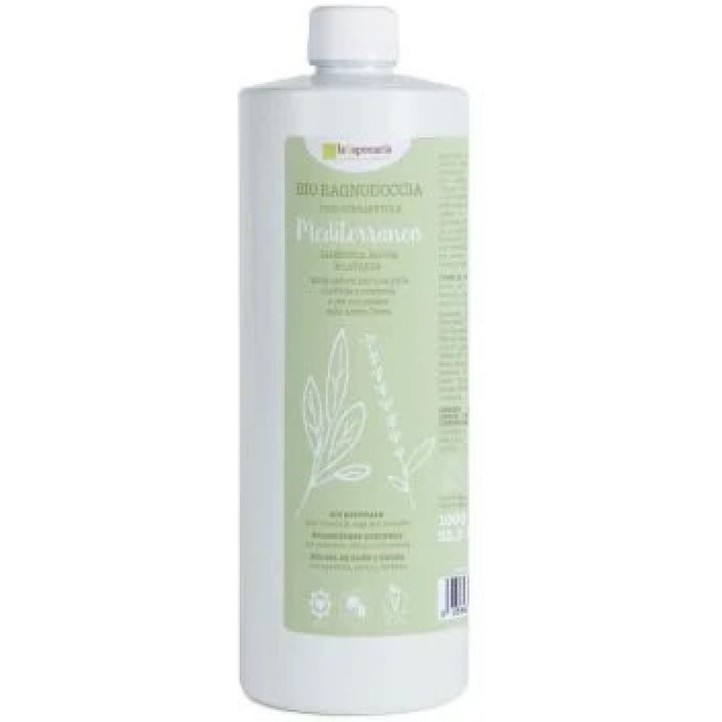 MAXI Bagnodoccia mediterraneo - SALVIA BIO E LAVANDA 1000 ml