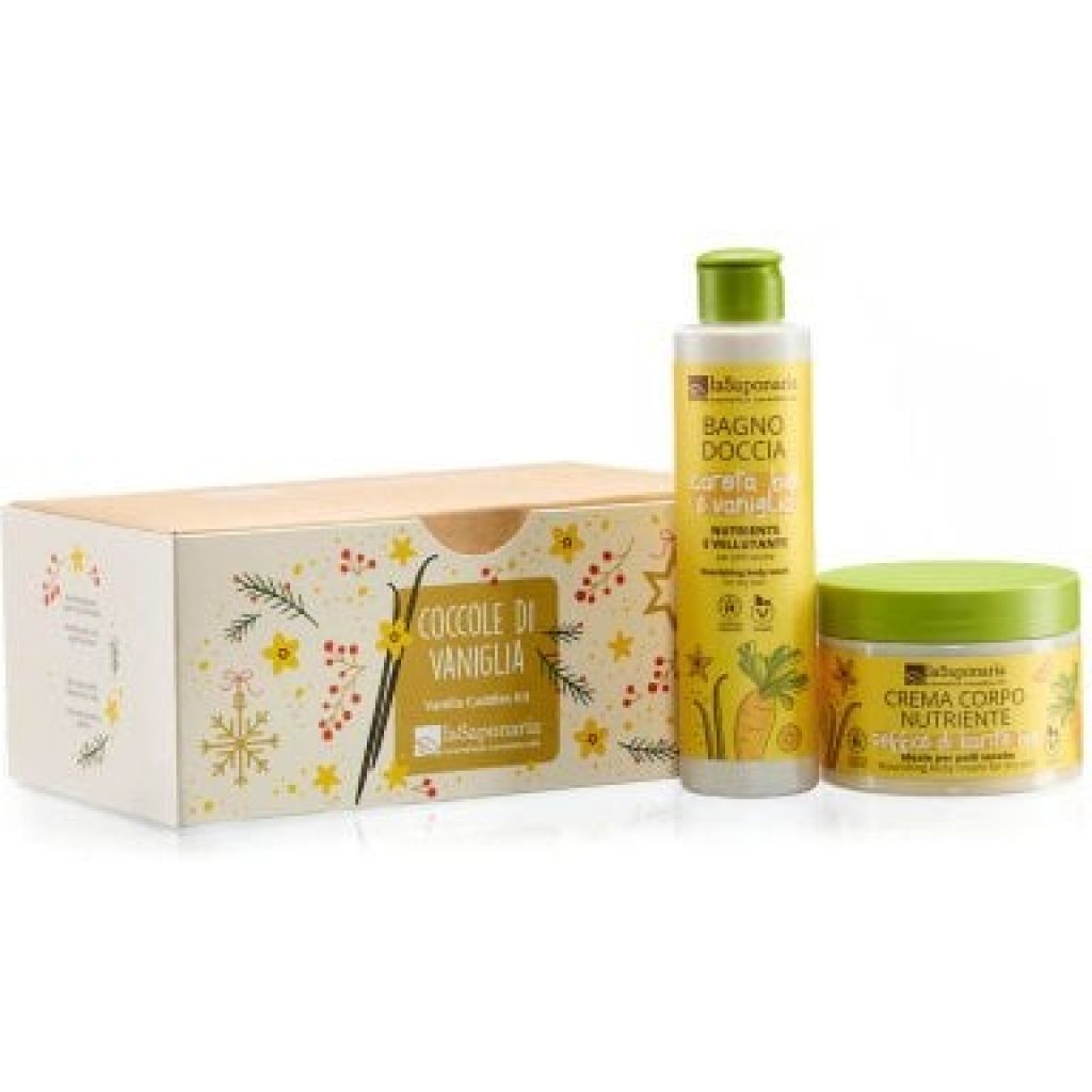 Coccole di Vaniglia - Cofanetto corpo: Bagnod. carota&vaniglia+sofficè di karitè NEW!