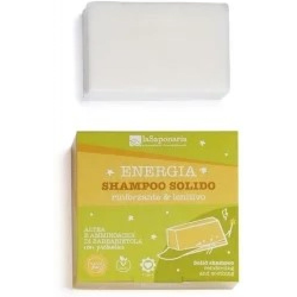 Shampoo solido Energia - rinforzante e lenitivo CALENDULA BIO E AMMINOACIDI (50 g)