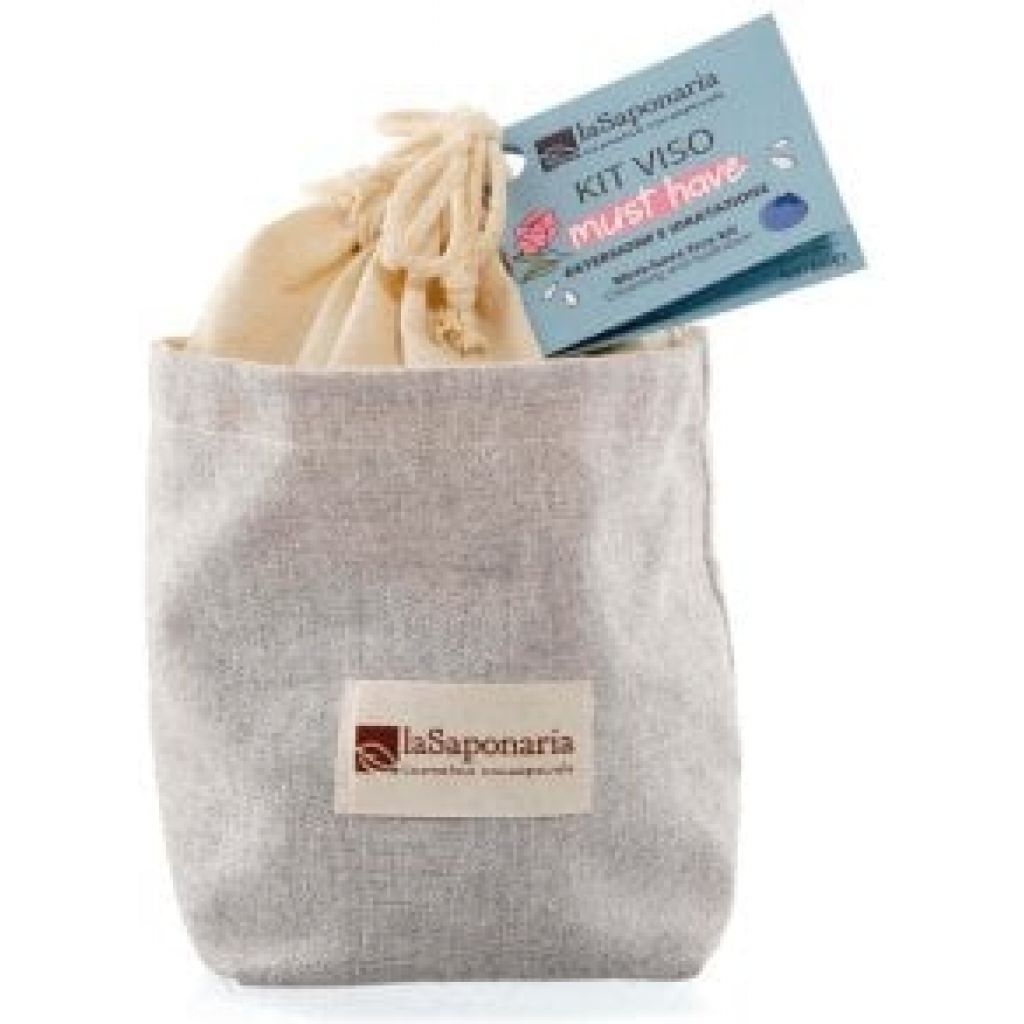 Kit must have viso (mousse mirtilla travel camp. creme viso (2) + acido ialuronico full size + two s