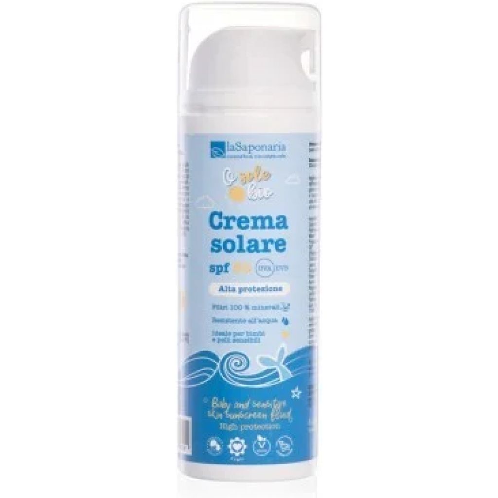 Crema solare SPF 50 - bimbi e pelli sensibili - 125 ml