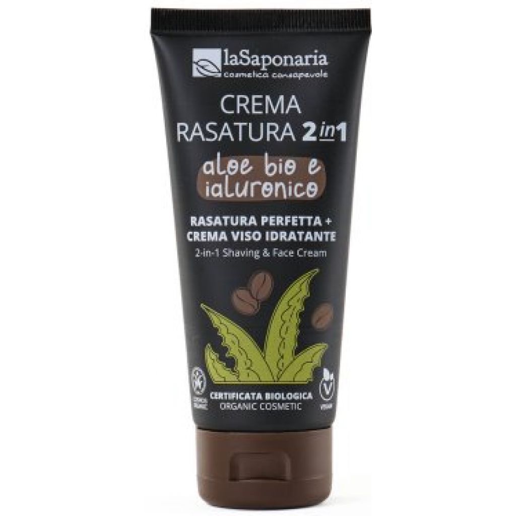 Crema rasatura + idratazione - aloe e ialuronico*