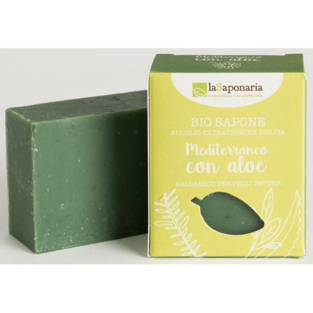 Mediterranean soap with aloe 100gr