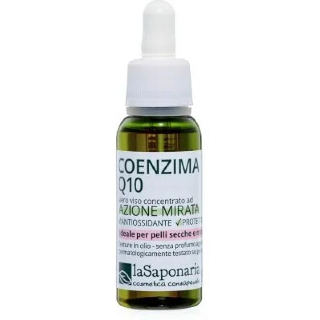Coenzima Q10 Attivo puro - Siero viso idratante, protettivo e antiossidante 30 ml