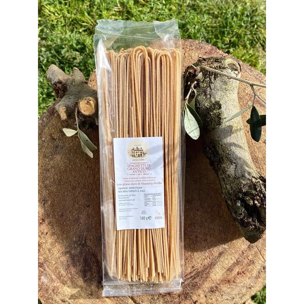 Spaghettoni di grano duro antico Saragolla