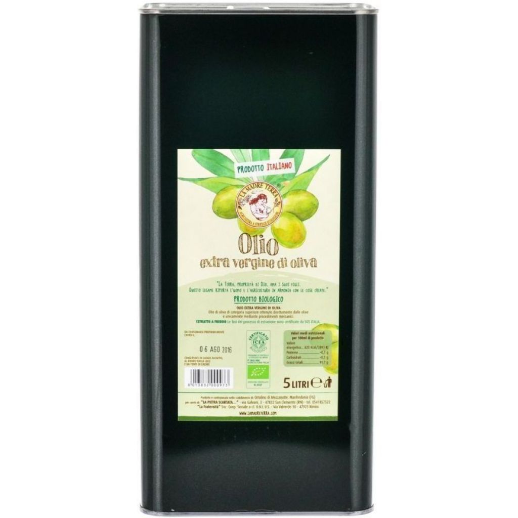 AS05 Olio e. v. d'oliva 5 l ITALIANO BIOLOGICO UMBRO - NOVITA' -