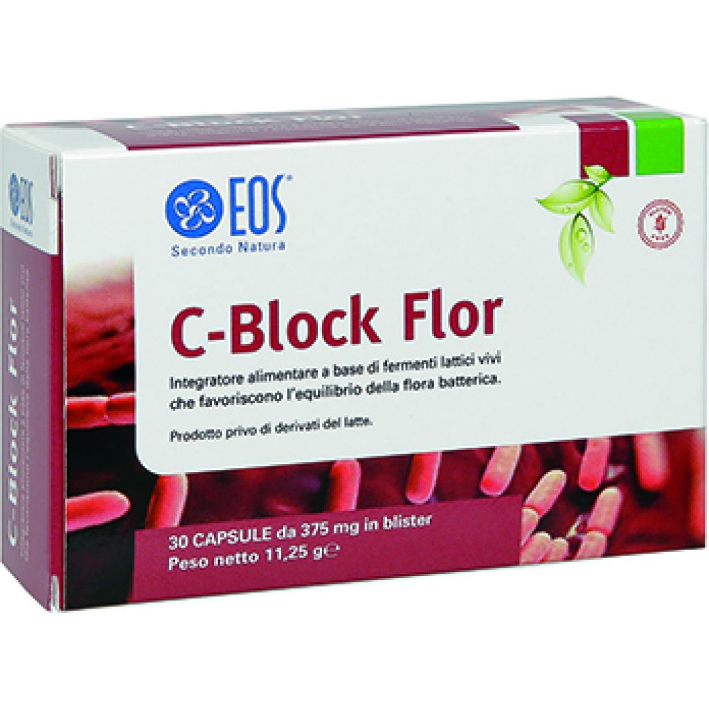 C-BLOCK FLOR - 30 Capsule da 375 mg