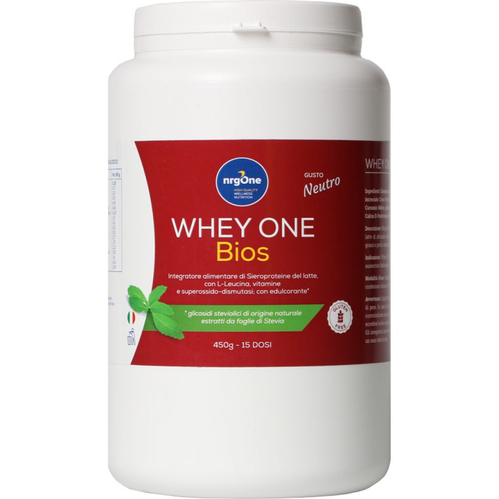 Proteine Whey neutro 450g (colazione e sport)