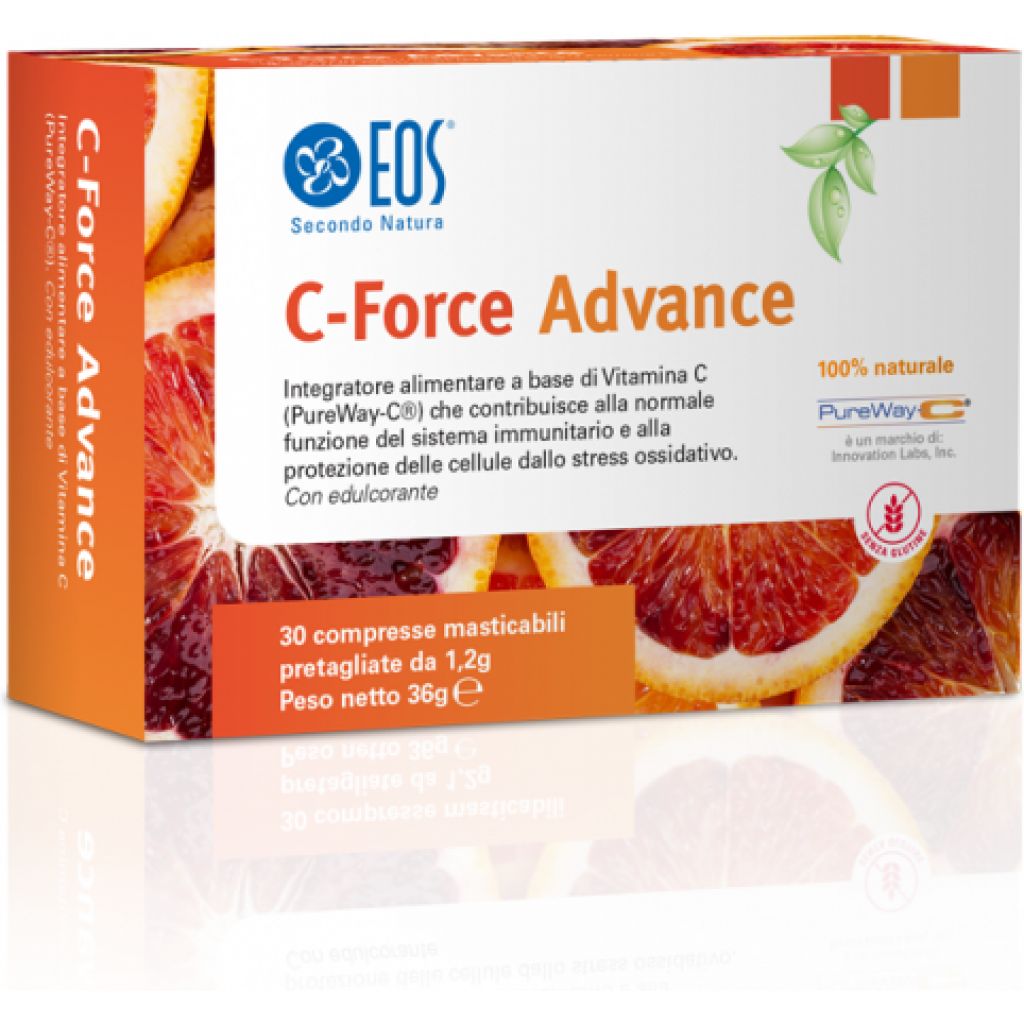 C-FORCE ADVANCE - 30 Compresse masticabili da 1200 mg