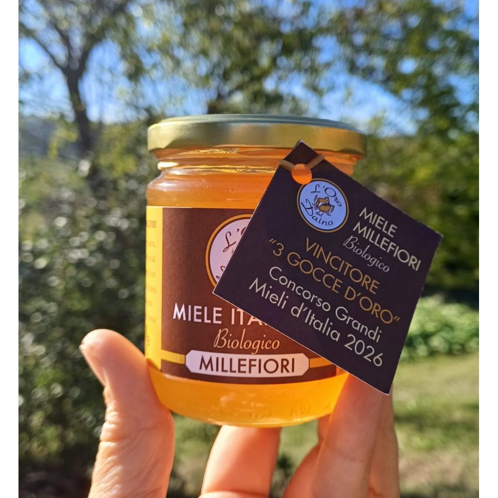 MIELE MILLEFIORI BIO - 3 GOCCE D'ORO - 250 G