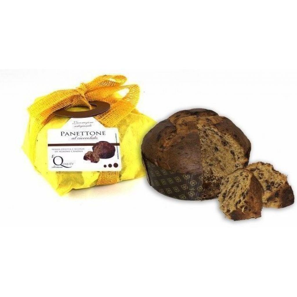 PANETTONE CON  GOCCE DI CIOCCOLATO - 700 g